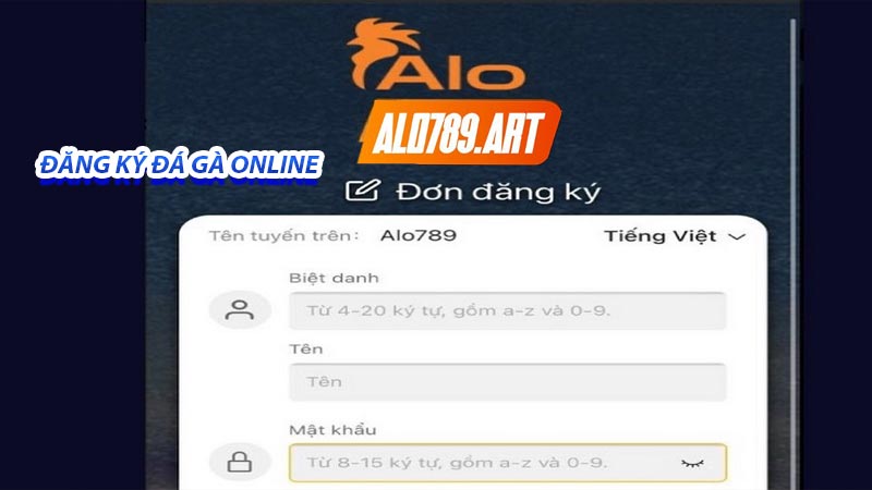 Đăng ký đá gà online đơn giản